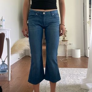 Vintage low rise capri jeans